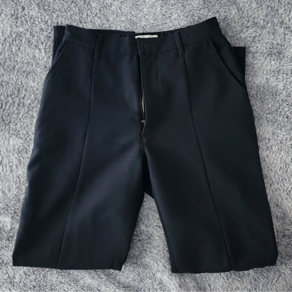 Abercrombie Black Split Hem Pants